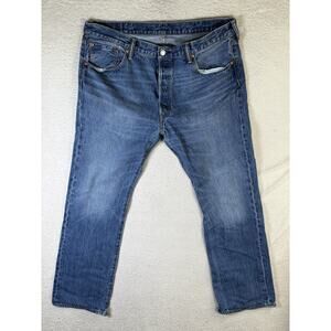 Levis 501 XX Jeans Mens 38x30 Blue Regular Fit Straight Medium Wash 100% Cotton